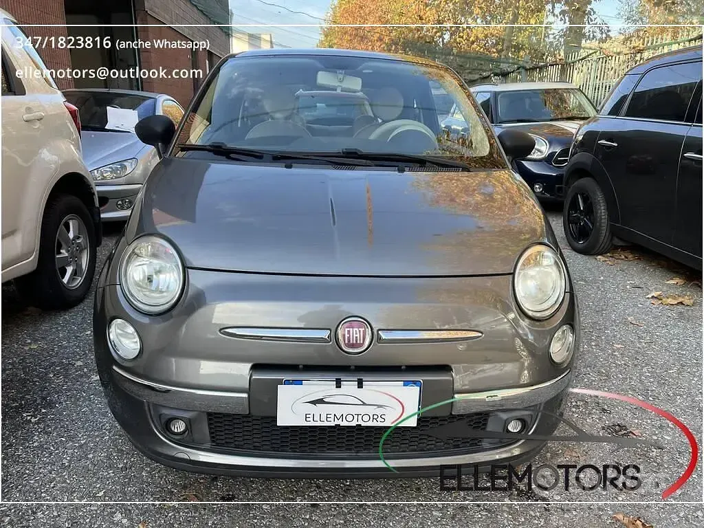 Usata Fiat 500 Lounge 69 CV (50 kW) 2011 Grigio Berlina