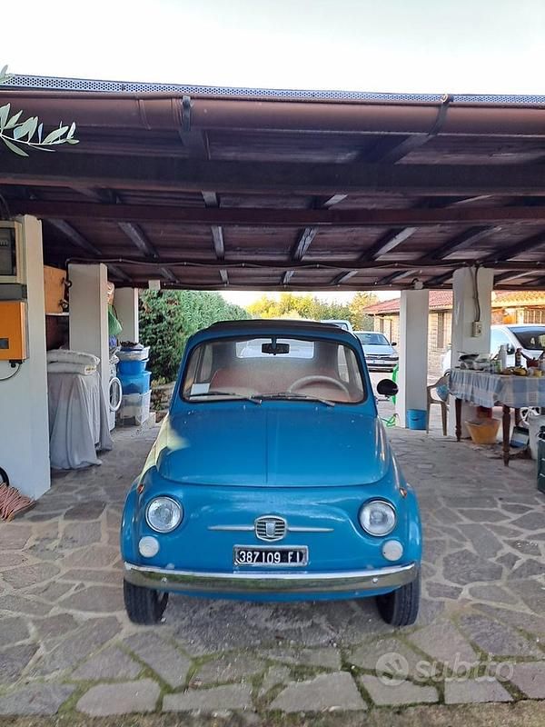 Usata Fiat 500 1960 Blu Berlina