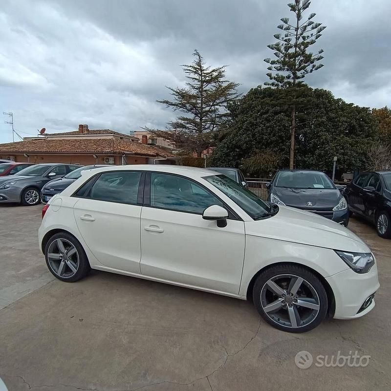 Usata Audi A1 90 CV (66 kW) 2013 Bianco Utilitaria