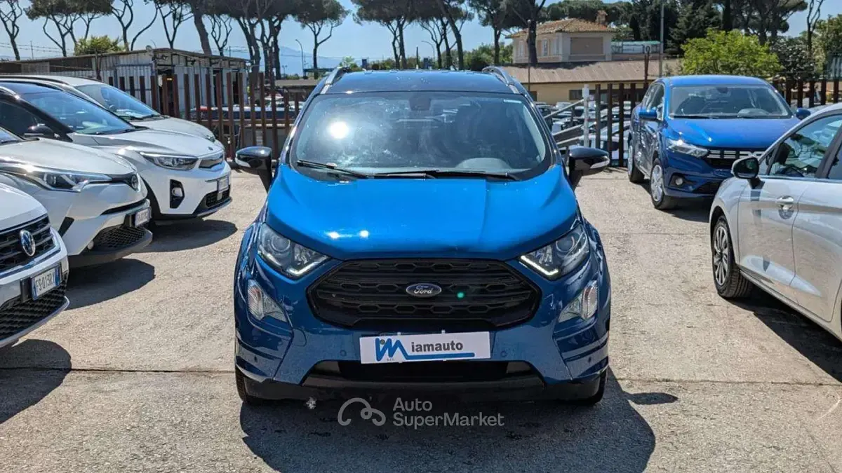 Usado Ford Ecosport 101 CV (74 kW) 2019 Azul SUV