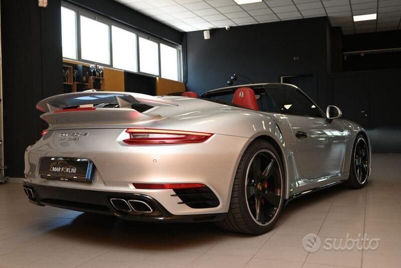 Usata Porsche 991 540 CV (397 kW) 2015 Argento Cabrio
