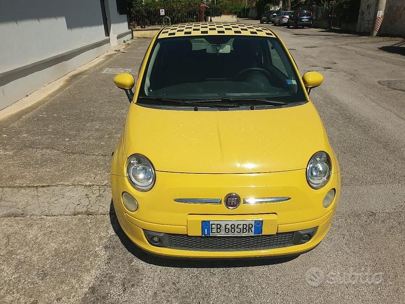 Usata Fiat 500 2010 Giallo Utilitaria