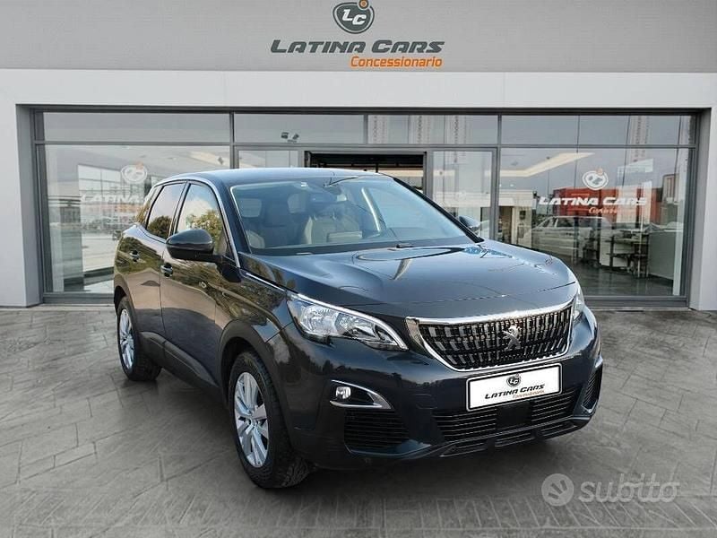 Usata Peugeot 3008 Active 131 CV (96 kW) 2020 Nero SUV