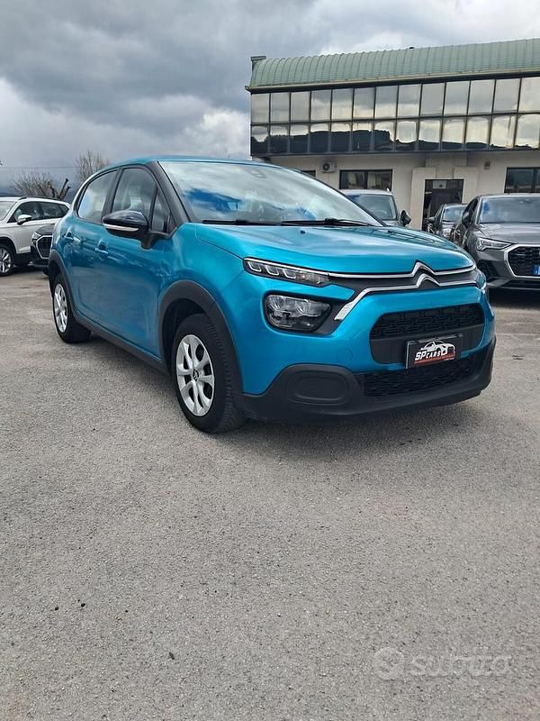 Usata Citroën C3 Shine 101 CV (74 kW) 2022 Blu Utilitaria