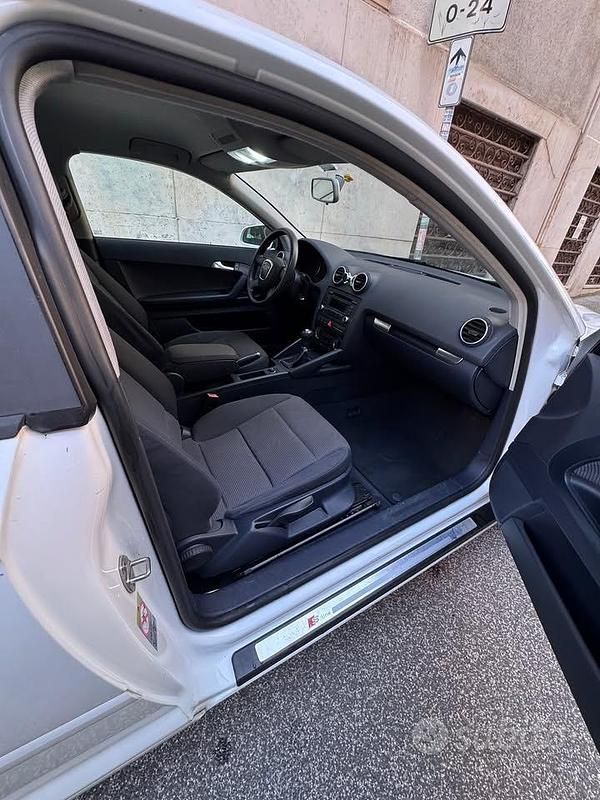 Usata Audi A3 S-Line 140 CV (102 kW) 2008 Bianco Utilitaria