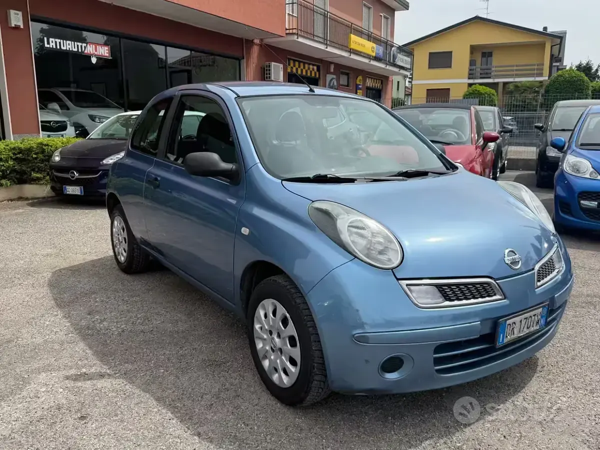 Usata Nissan Micra 65 CV (47 kW) 2008 Blu Berlina