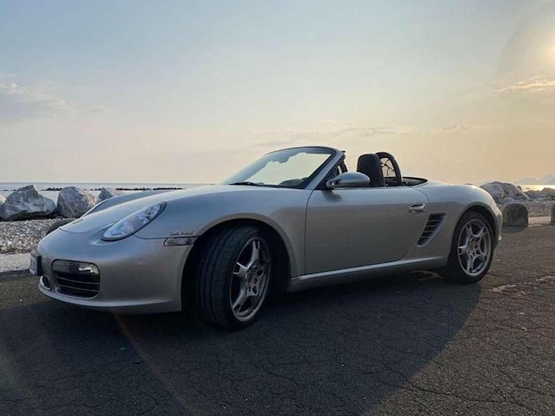 Usata Porsche Boxster 280 CV (205 kW) 2005 Argento Cabrio