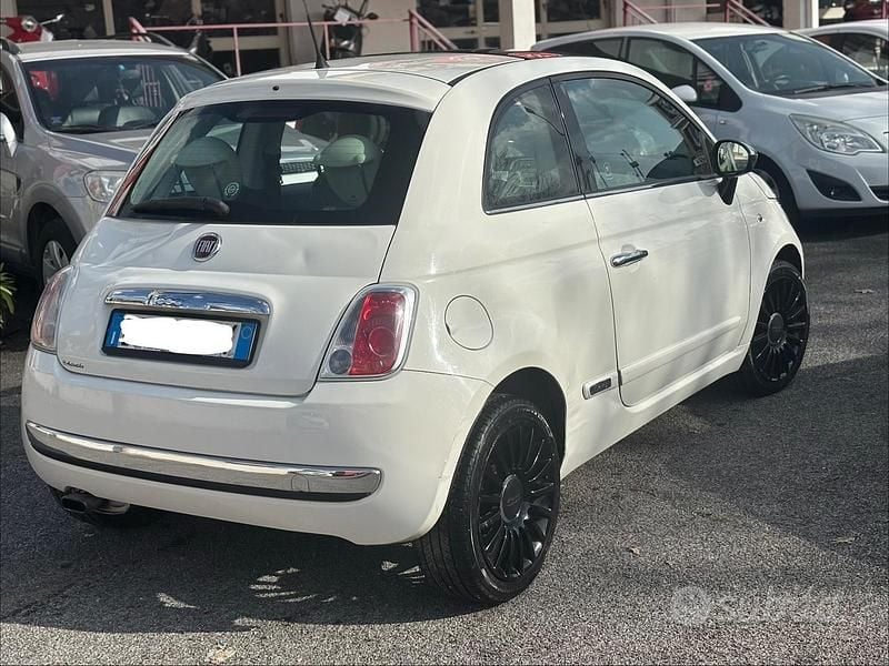 Usata Fiat 500 Lounge 69 CV (50 kW) 2008 Bianco Berlina