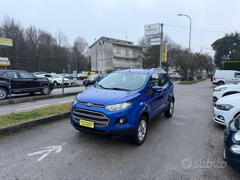 Usata Ford Ecosport Titanium 90 CV (66 kW) 2015 Blu SUV