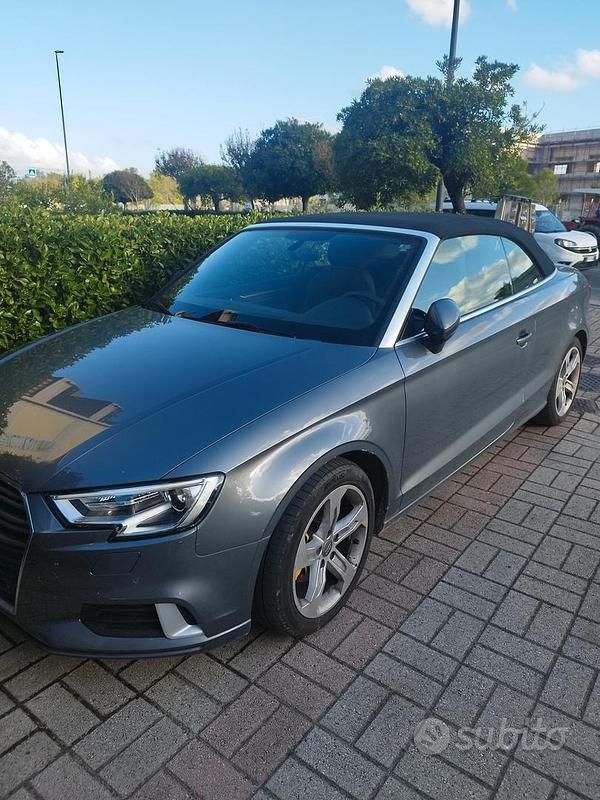 Grigio Usata 2018 Audi A3 Cabriolet Sport Cabrio | 18.000 € (Ottimo prezzo) - Immagine 1/4