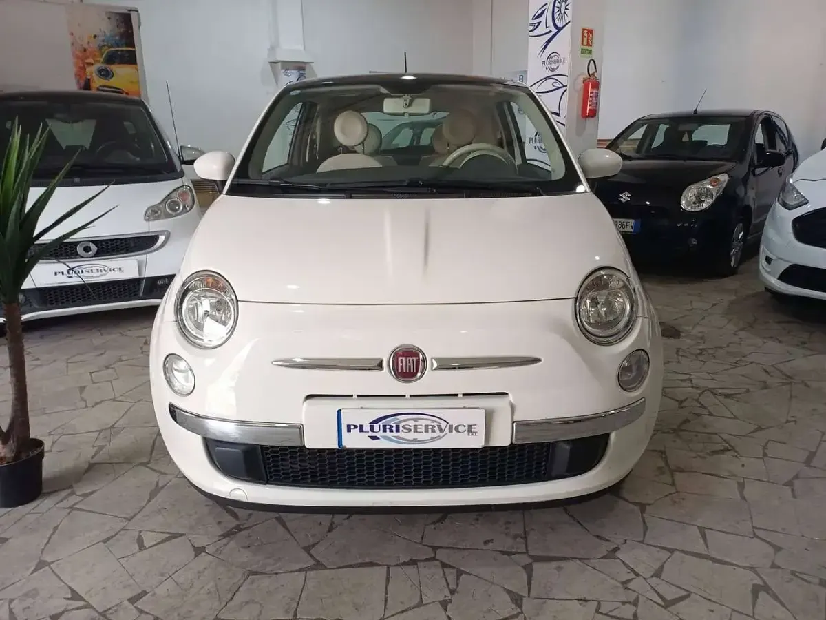 Usata Fiat 500 Lounge 69 CV (50 kW) 2014 Bianco Utilitaria