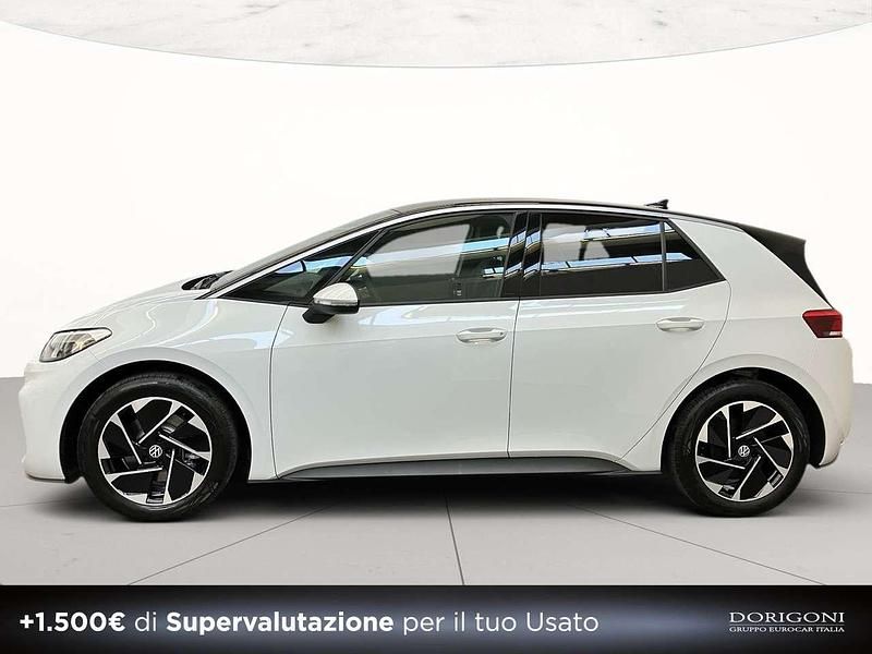 Nuova VW ID.3 Pure 69 kW (95 CV) 2025 Glacier white metallizzato ner Utilitaria