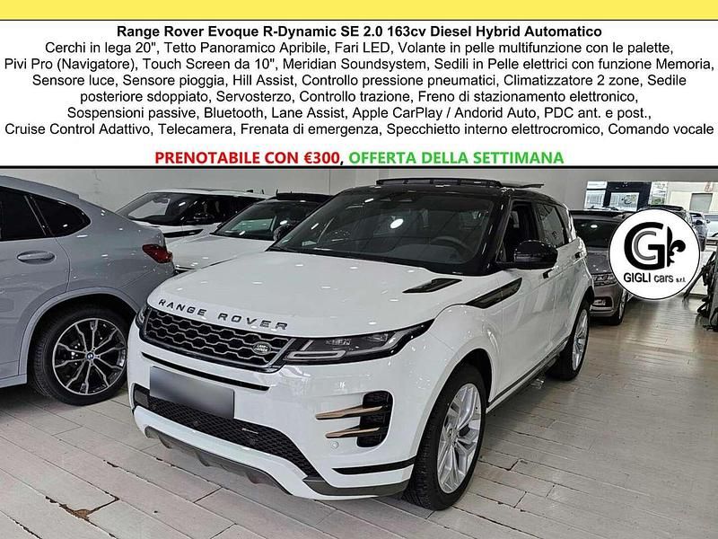 Usata Land Rover Range Rover evoque SE Dynamic 163 CV (119 kW) 2023 Fuji white SUV