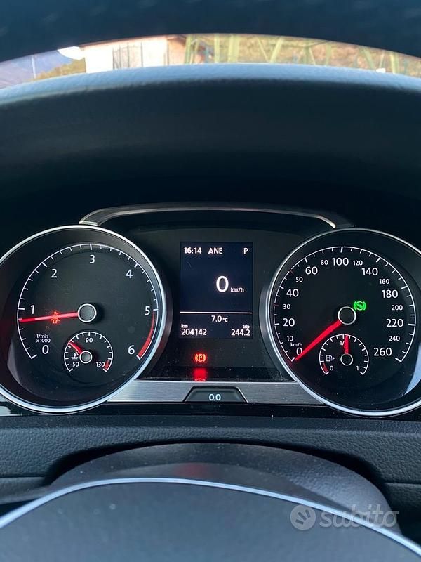 Usata VW Golf VII Highline 150 CV (110 kW) 2017 Bianco Berlina