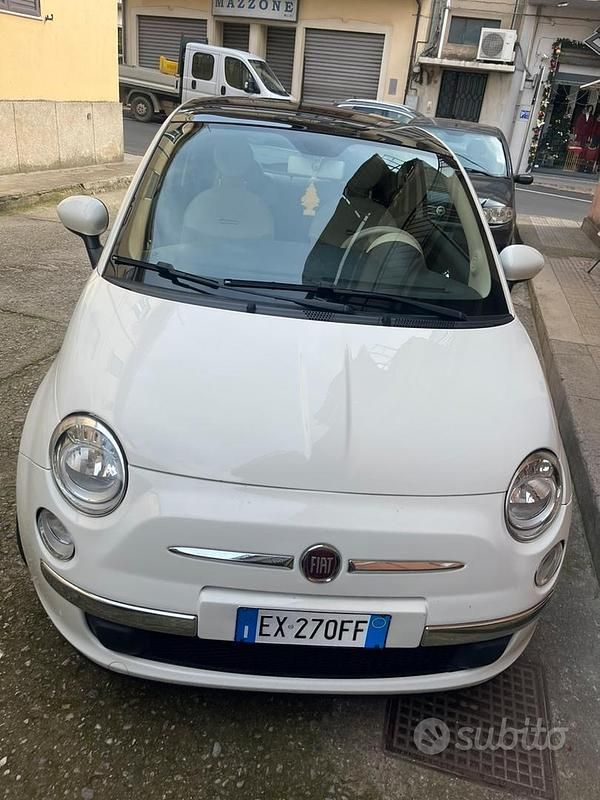 Usata Fiat 500 95 CV (69 kW) 2014 Bianco Berlina