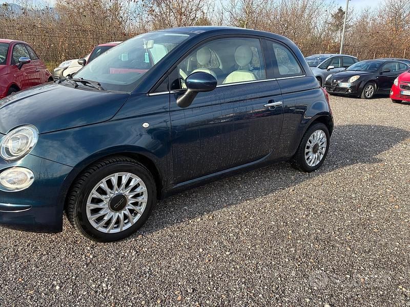 Usata Fiat 500 Lounge 69 CV (50 kW) 2019 Blu Berlina