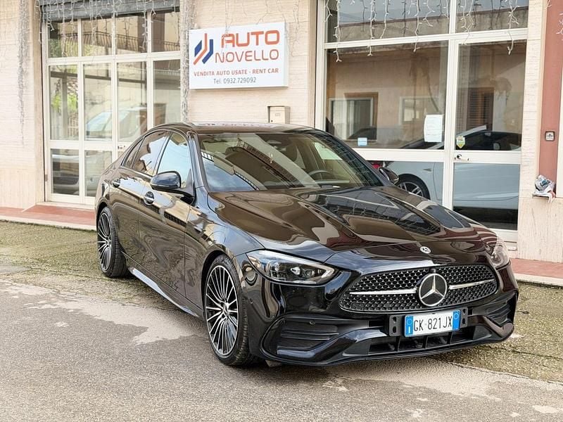 Usata Mercedes C300e Premium Plus 265 CV (194 kW) 2022 Nero Berlina