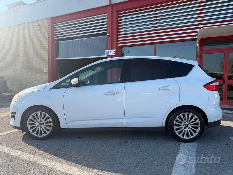 Usata Ford C-MAX Titanium 116 CV (85 kW) 2012 Bianco Monovolume