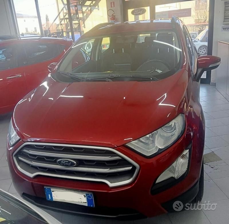 Usata Ford Ecosport 100 CV (73 kW) 2018 Rosso SUV
