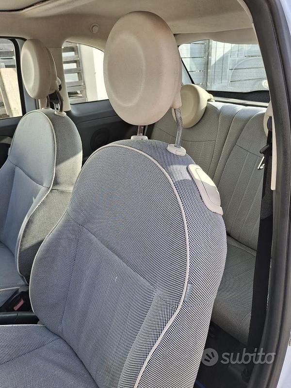 Usata Fiat 500 75 CV (55 kW) 2008 Bianco Utilitaria