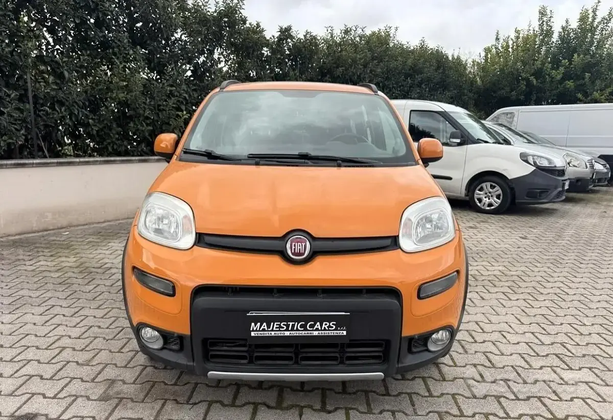 Usata Fiat Panda 4x4 S 85 CV (62 kW) 2017 Arancione Utilitaria