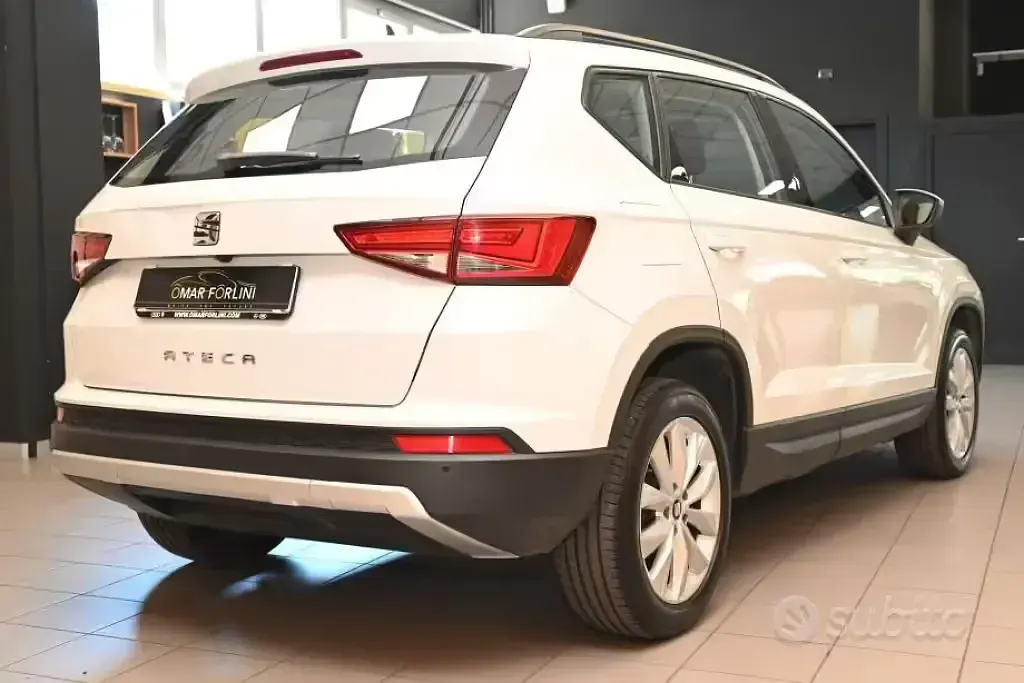 Usata Seat Ateca XCELLENCE 116 CV (85 kW) 2019 Bianco waiss/alcantara nera SUV