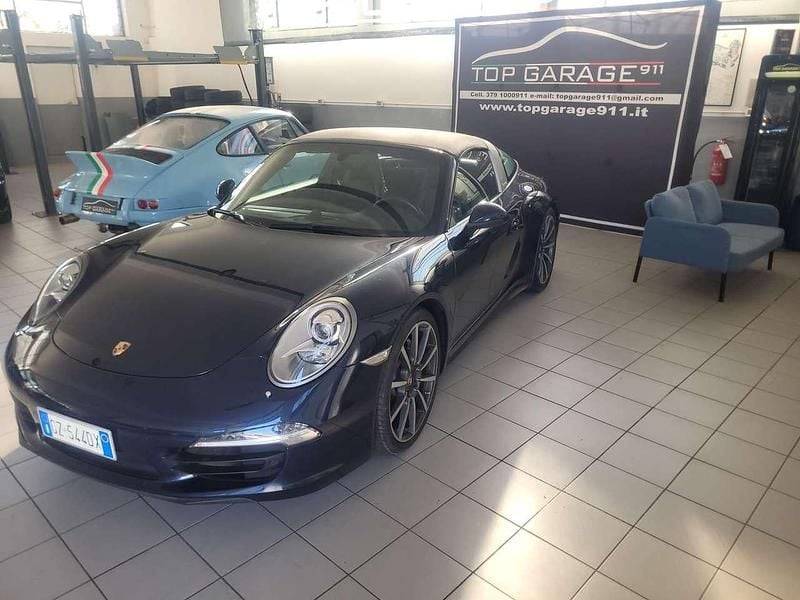 Usata Porsche 991 349 CV (256 kW) 2014 Blu/azzurro Cabrio