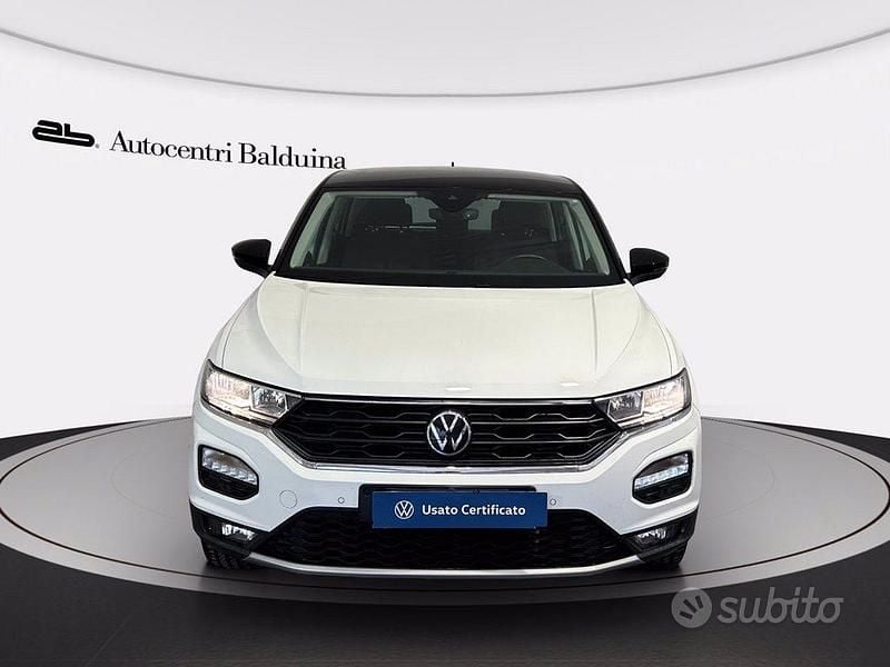 Usata VW T-Roc Style 150 CV (110 kW) 2020 Bianco/tetto nero SUV