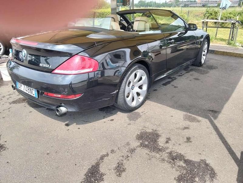 Usata BMW 630 Cabriolet 272 CV (200 kW) 2008 Nero Cabrio