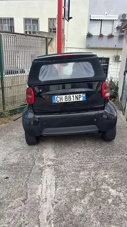 Usata Smart ForTwo Cabrio Passion 2003 Nero Cabrio