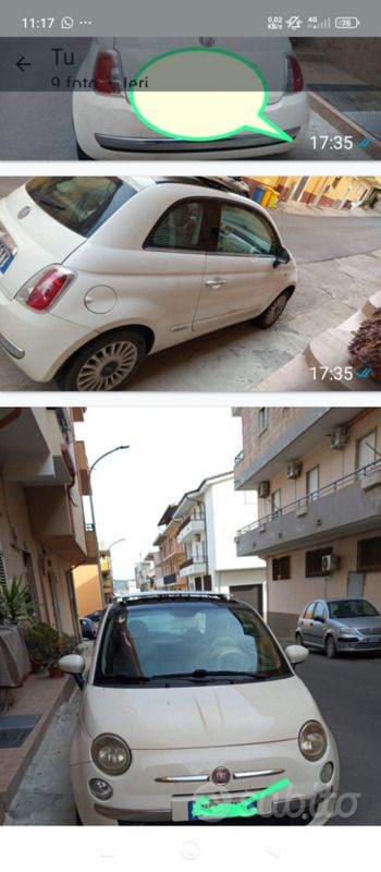 Bianco Usata 2019 Fiat 500 | 5500 € - Immagine 1/4