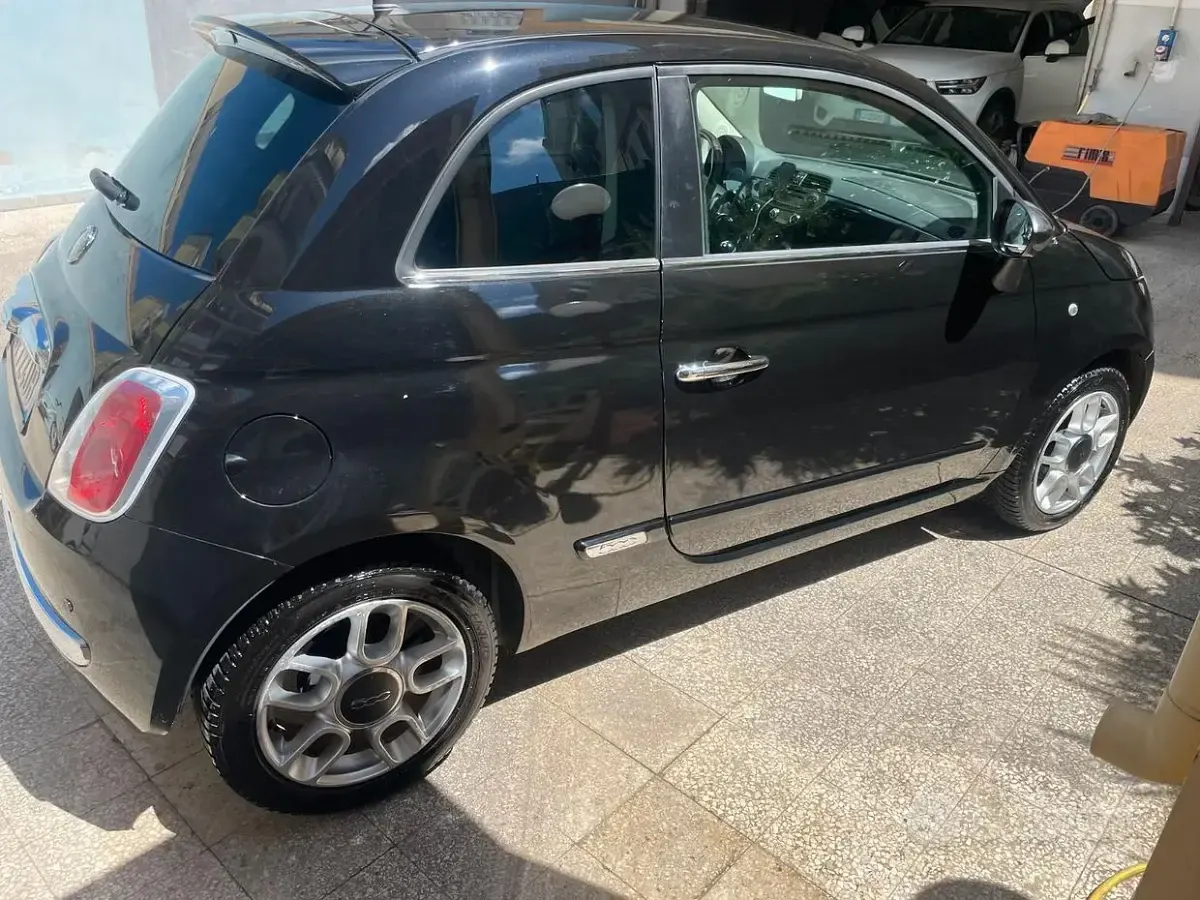 Usata Fiat 500 75 CV (55 kW) 2009 Nero Cabrio