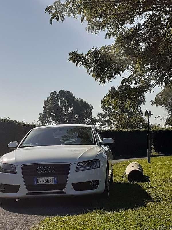 Usata Audi A5 170 CV (125 kW) 2009 Bianco Coupé