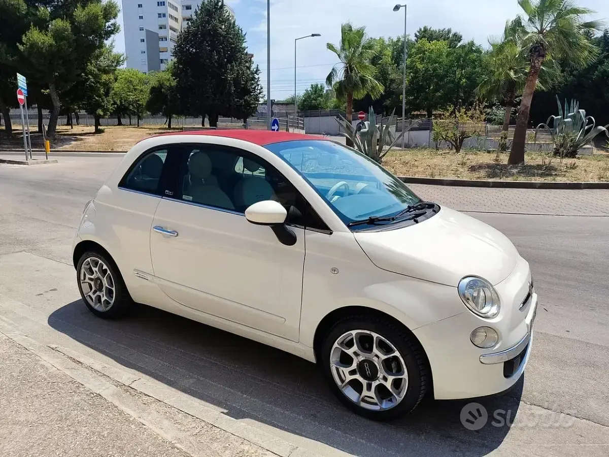 Usata Fiat 500 Lounge 69 CV (50 kW) 2016 Cabrio