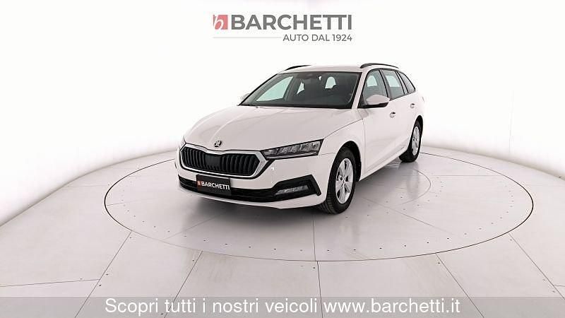Bianco Usata 2022 Skoda Octavia Executive Station wagon | 21.900 € (Buon prezzo) - Immagine 1/4