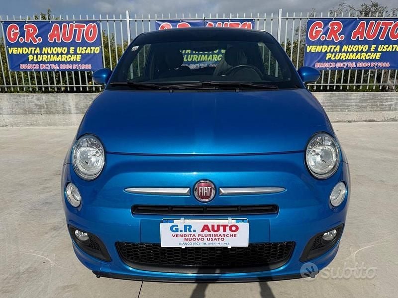 Usata Fiat 500 Sport 95 CV (69 kW) 2015 Blu Utilitaria