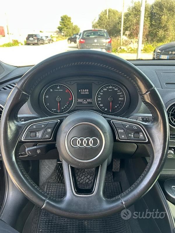 Usata Audi A3 120 CV (88 kW) 2016 Nero Berlina