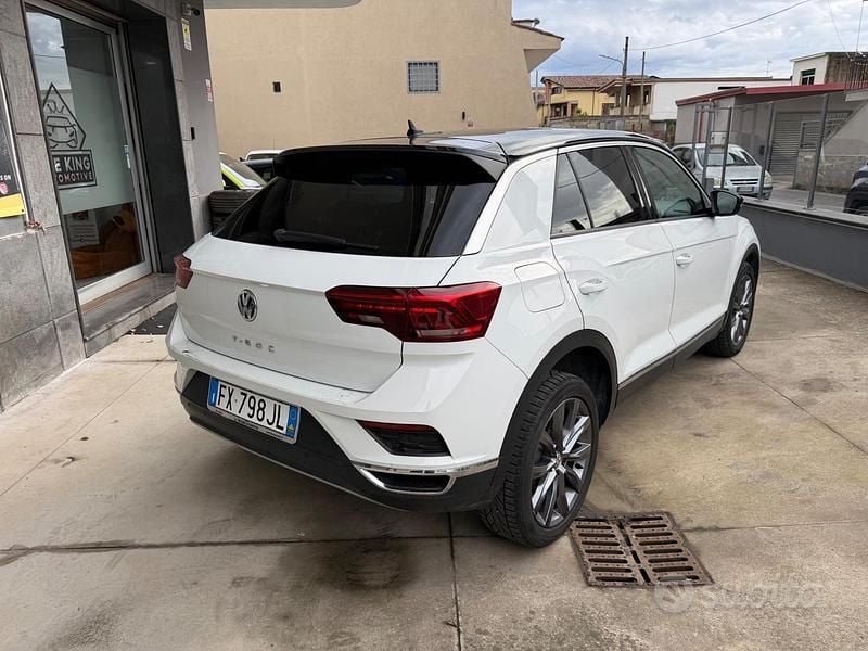 Usata VW T-Roc Style 115 CV (84 kW) 2019 Bianco SUV