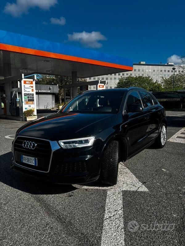 Usata Audi Q3 S-Line 150 CV (110 kW) 2018 Nero SUV