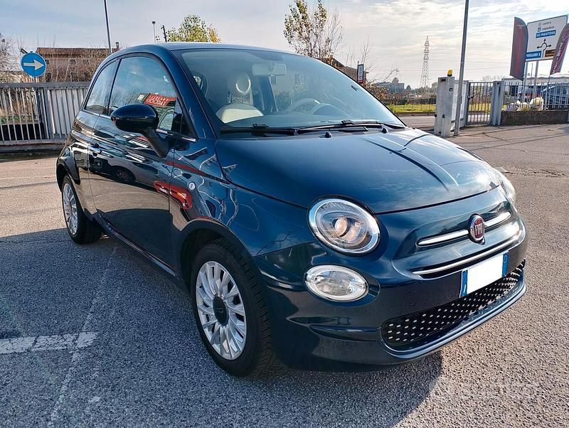 Usata Fiat 500 Lounge 69 CV (50 kW) 2018 Blu Berlina