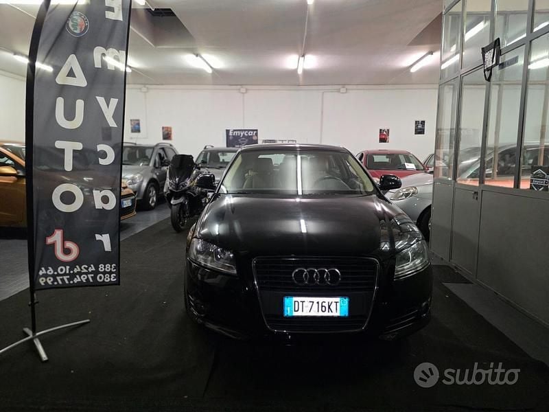 Nero Usata 2009 Audi A3 Ambition Tre volumi | 3990 € (Super prezzo) - Immagine 1/4