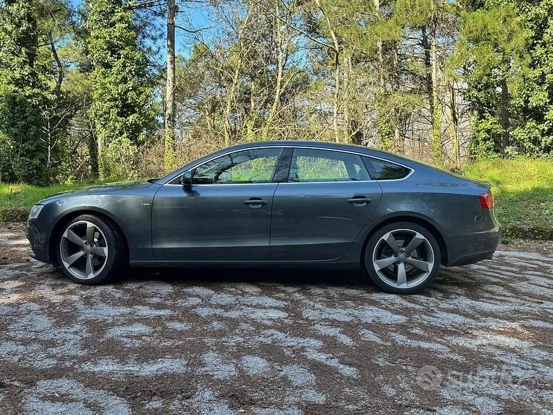 Usata Audi A5 S-Line 177 CV (130 kW) 2013 Grigio Coupé