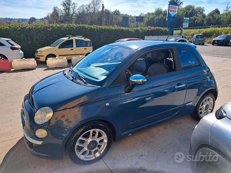 Usata Fiat 500 Lounge 69 CV (50 kW) 2007 Blu Berlina