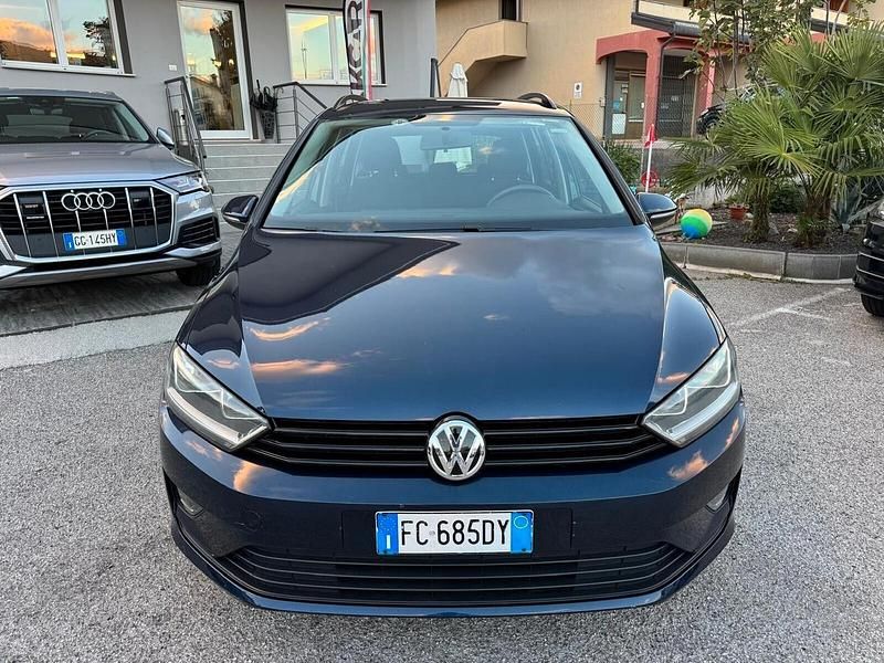 Usata VW Golf Sportsvan Trendline 86 CV (63 kW) 2016 Blu Monovolume