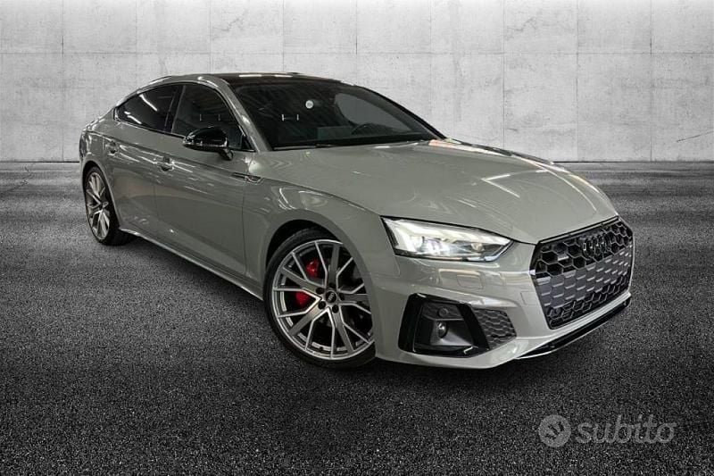 Usata Audi A5 S-Line 231 CV (169 kW) 2020 Grigio metallizzato Coupé