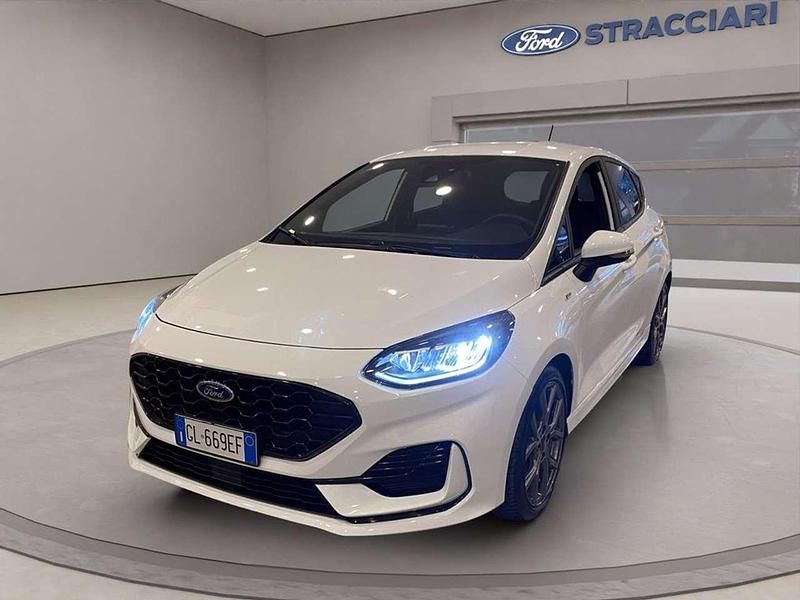 Usata Ford Fiesta ST-Line X 125 CV (91 kW) 2022 Bianco Berlina