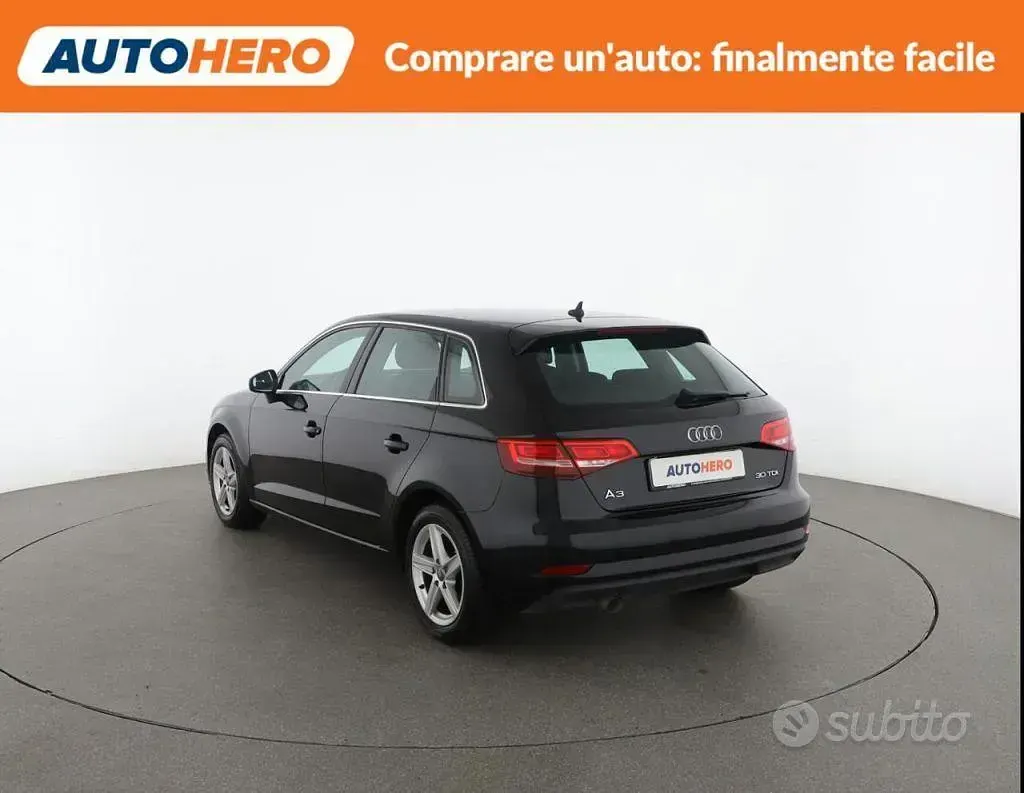 Usata Audi A3 116 CV (85 kW) 2018 Nero Berlina