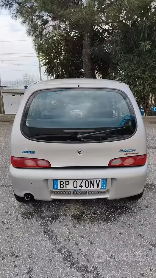 Usata Fiat Seicento 54 CV (39 kW) 2002 Grigio Utilitaria