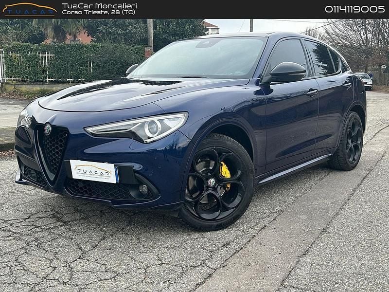 Usata Alfa Romeo Stelvio Veloce 209 CV (153 kW) 2019 Blu SUV