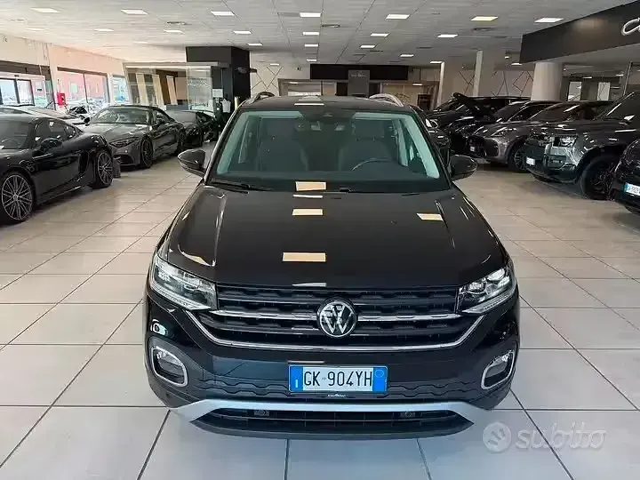 Usata VW T-Cross Advance 110 CV (80 kW) 2022 Nero SUV